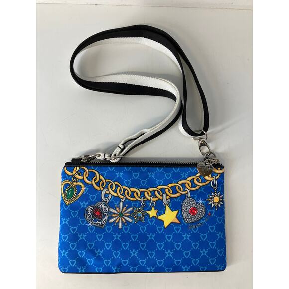 BRIGHTON SMALL MULTI COLOR AND PRINT NYLON CROSSBODY BAG - Picture 2 of 6